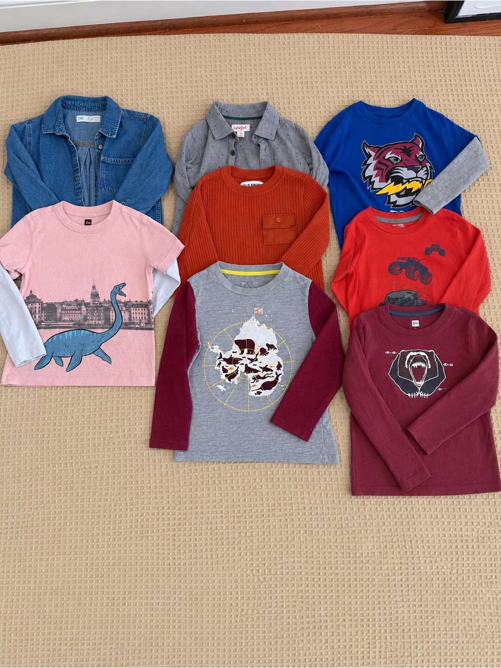 Boys 4T Long Sleeve Shirt Bundle - Zara•Tea•
Mini Boden 8pc